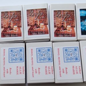 Matchbooks with logo/book cover
